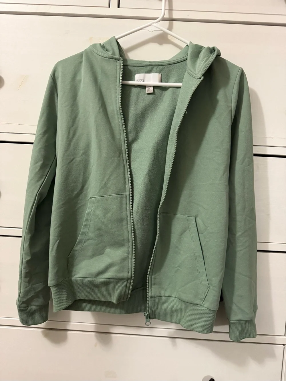 Nordstrom Kids Mint Green Zip-Up Hooded Jacket
